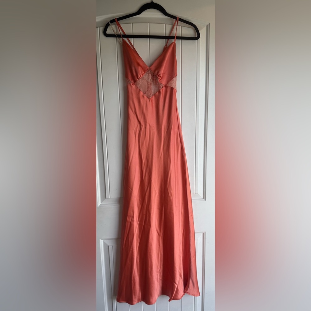 Forever 21 Coral Lace Chemise